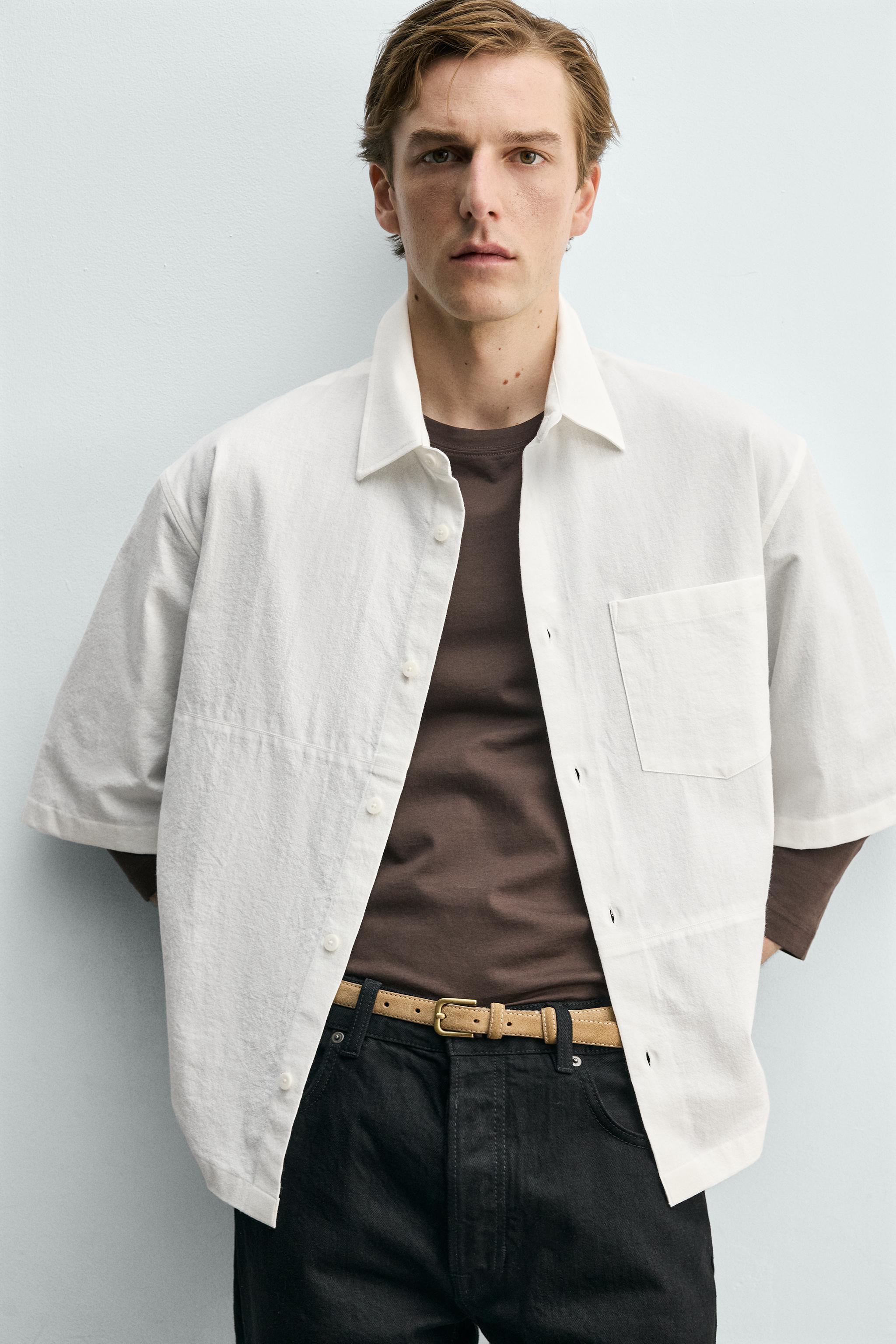 CHEMISE RELAXED FIT EN COTON